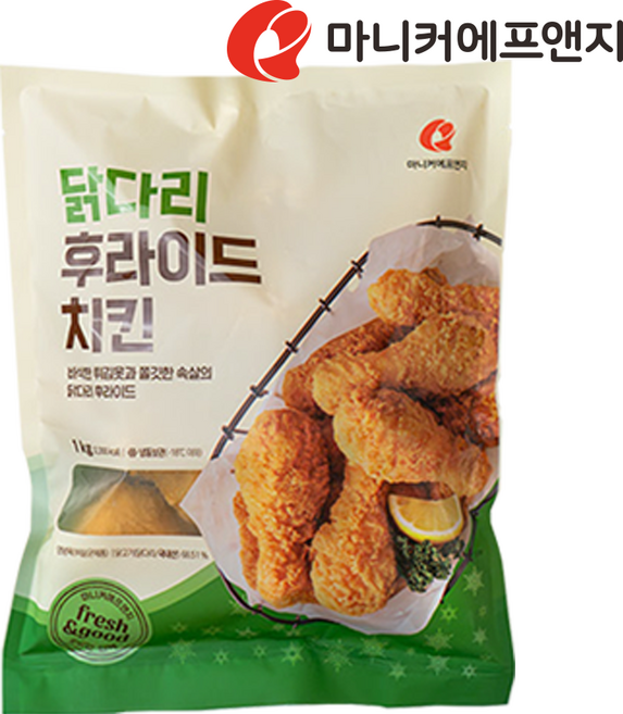 마니커-닭다리 후라이드1kg, 1kg, 1개