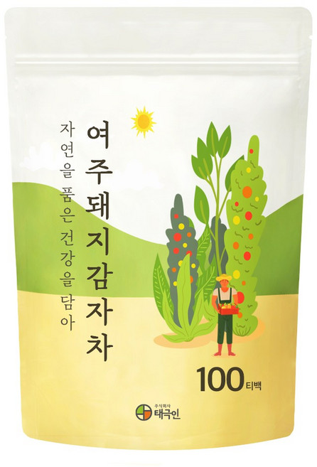 자연닮음 국산 볶은 여주 돼지감자차 1g x 100개입 티백차 생분해성원단, 1개