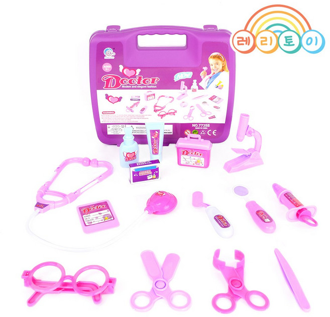 레리토이 병원놀이세트 핑크, 1개
