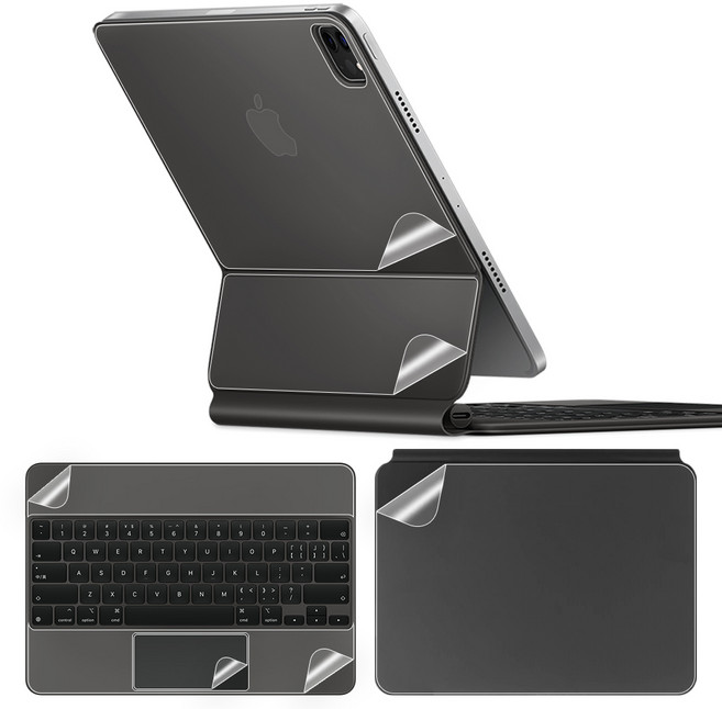 아이패드 프로 매직키보드 호환 기스방지 외부 보호필름, 1개, 매트투명