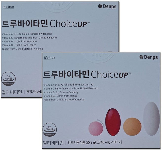 덴프스 트루바이타민 초이스 업 30p, 55.2g, 2개