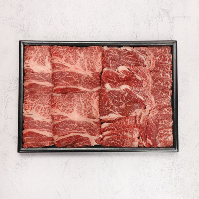 육가공장직송 1++등급 한우선물세트 8)등심 + 채끝 + 특수부위 1.2kg 채반