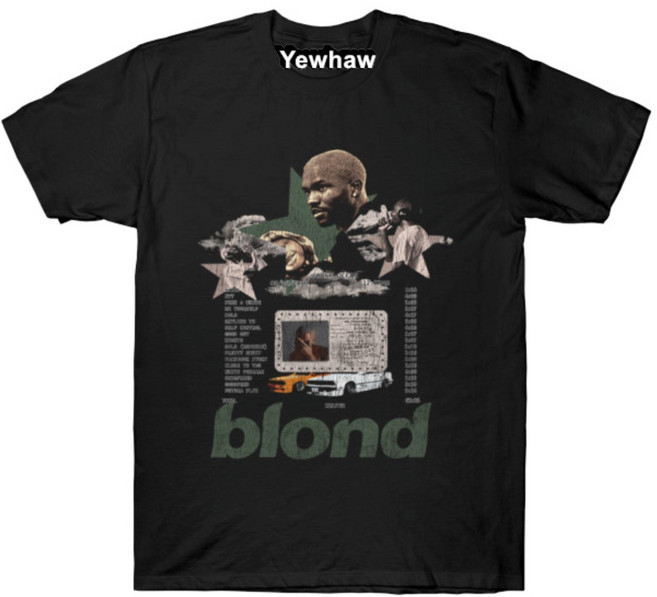 Frank Ocean Blond List Vintage 반팔티