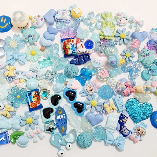 고퀄리티 대용량 데코덴 파츠 탑꾸 폰케이스 꾸미기 DIY 방과후 수업 재료