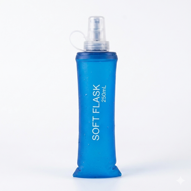 오니지 소프트 플라스크 물통 오션 W20, 블루, 250ml, 1개