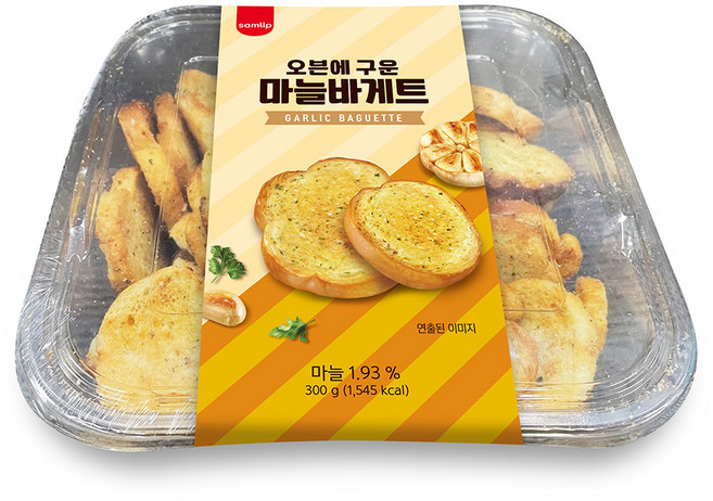 [오티삼립]오븐에 구운 마늘바게뜨 300g 12팩, 12개