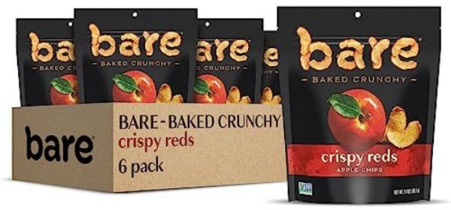 건조사과 말린과일 사과칩 과일칩 건조과일 Bare Baked Crunchy, 푸지 사과, 85g