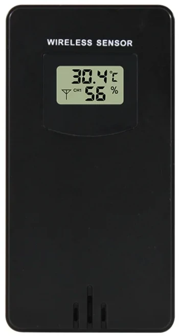 FJ3390TY-A 와이파이 스마트 기상 관측소 시계 실내외 온도 및 습도 계량기 대형 컬러 스크린, 1) Black, 1) Black