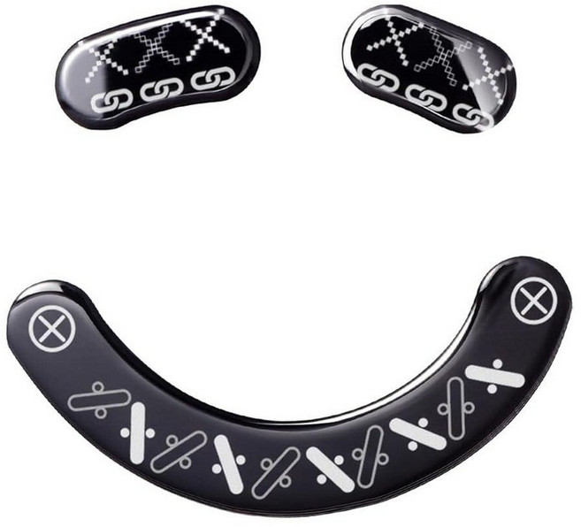 Immoenuc Razer Deathadder V3 Pro 마우스 피트 패드용 유리 마우스 스케이트 부드럽고 내구성 있는 게임 마우스 액세서리프린트 패턴 130152, Deathadder V3 프로 프린팅 패턴