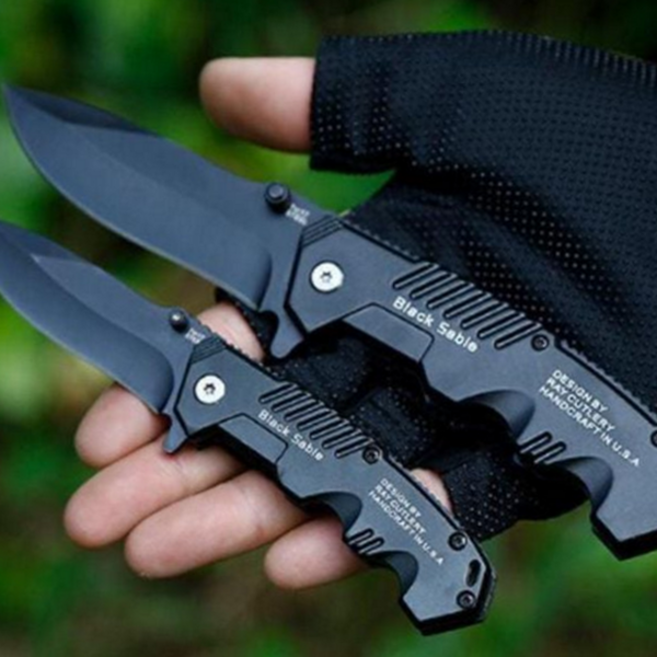 캠핑용 나이프 아웃도어 휴대용 접이식 다용도 칼 사냥용 군사용 생존용 스테인리스 손잡이 다목적 낚시용, 나이프small SE01998