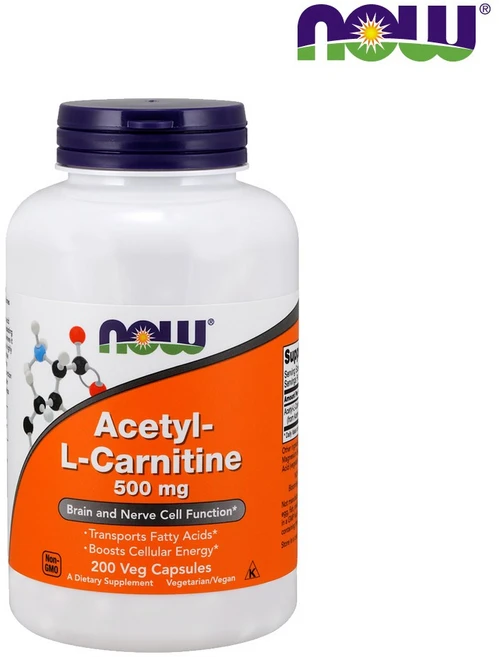 나우푸드 아세틸-L-카르니틴 500mg 베지 캡슐, 200정, 1개 - 쿠팡