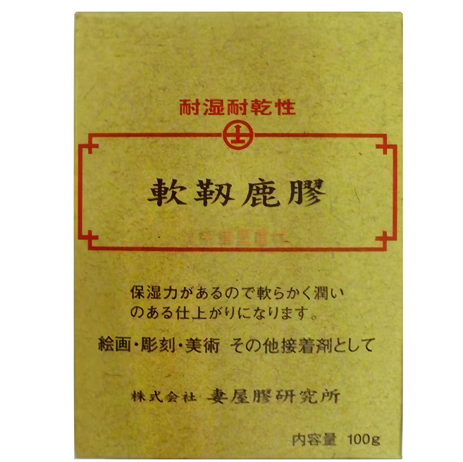 【汶采】軟韌鹿膠 適用於繪畫、雕刻 美術專用黏著劑 保濕力強 100g, 1個