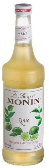 Monin 프리미엄 라임향과일시럽 유리병 750ml, 10개