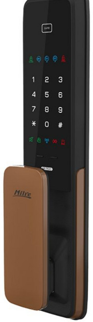 美樂 MI-7100 三合一電子鎖, 古銅紅