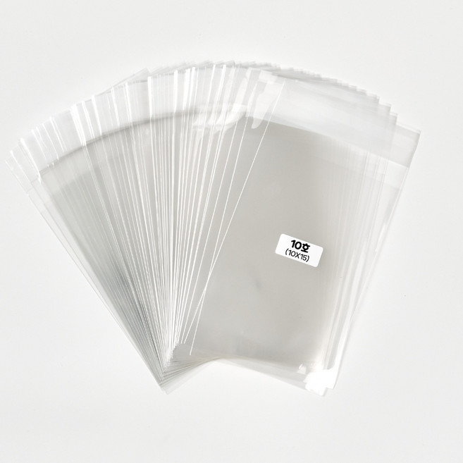 공구아울 접착식 투명 OPP봉투 포장봉투 17종, 1팩