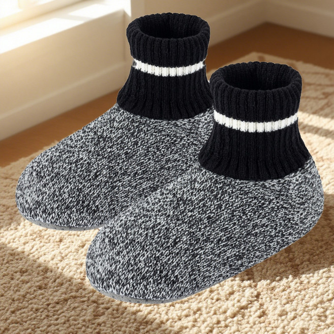 남여공용 겨울 덧신 수면양말 논슬립 미끄럼방지 임산부 양말 덧버선 양털 뽀글이 두툼한 기모 따뜻 털양말 할머니 요술버선