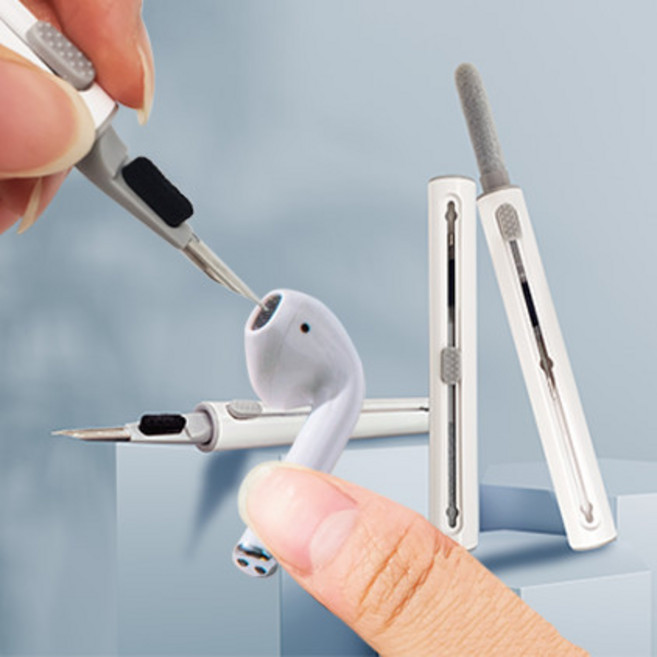 다용도 버즈 에어팟 이어폰 먼지 제거 청소 스틱 슬라이드형 키트, 이어폰 클리닝 펜