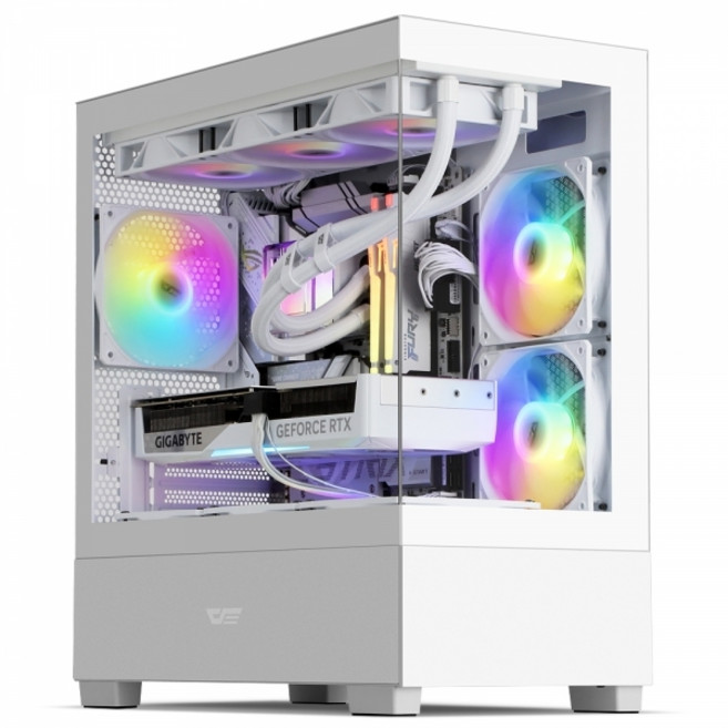 장우컴퍼니 게이밍PC 라이젠 7800X3D RTX 5060Ti RX9060XT RAM 16~32GB SSD 1~2TB 윈도우11 게임용 컴퓨터 조립컴퓨터 공냉컴퓨터, 2TB, 16GB, OS 없음, 라데온 RX 9060 XT, 7800X3D 화이트