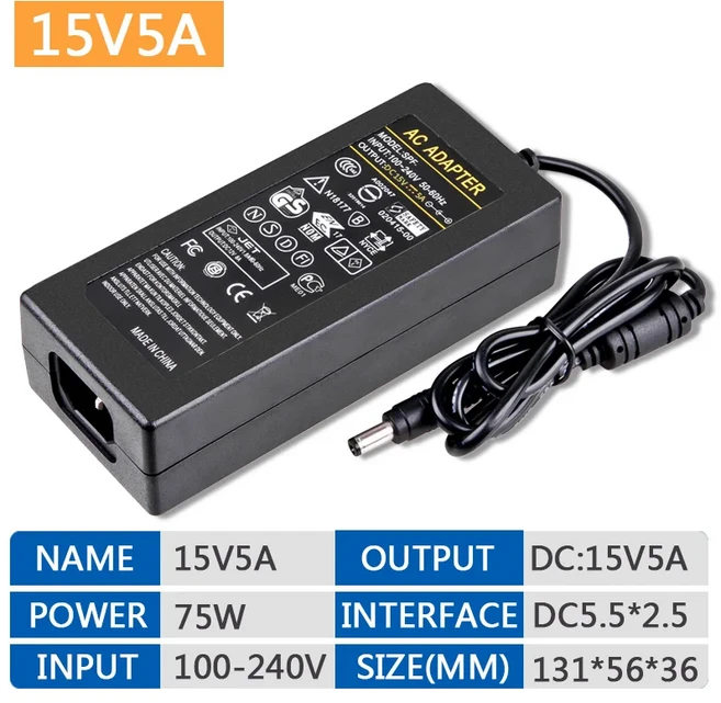 AC 110-240V DC 5V 9V 12V 15V 18V 24V 36V 48V 3A 4A 5A 범용 전원 어댑터 공급 충전기 어댑터 Eu Us LED, 01 빠른, 03 미국