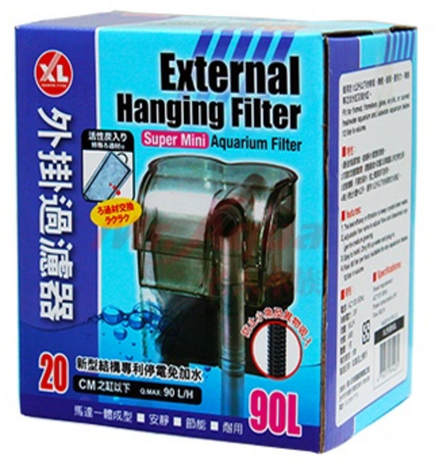 XL 迷你外掛過濾器, 1個, 過濾器