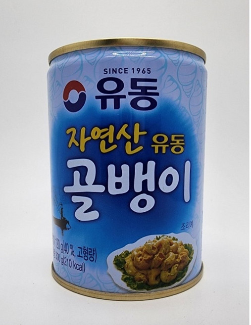 유동 자연산 골뱅이 통조림, 300g, 1개
