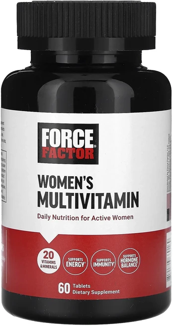 단백질 비타민 철분 마그내슘 칼슘 Force Factor 여성용 종합비타민 60정 고루고루섭취해주세요, 1개 - 쿠팡