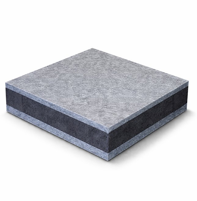 홈앤힐링 두꺼운 55T 바닥 방음 방진매트 고무 차음매트 30x30cm, 1개, 코지 그레이