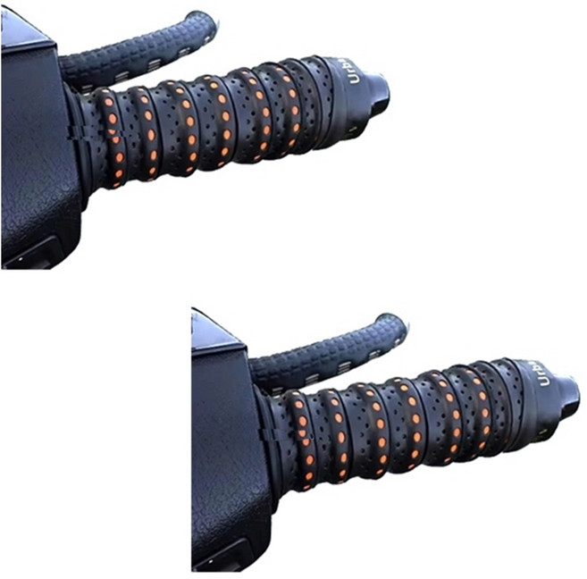 발통마켓 다용도 그립 테이프 오토바이 골프 낚시 테니스 배드민턴, 2개, 블랙