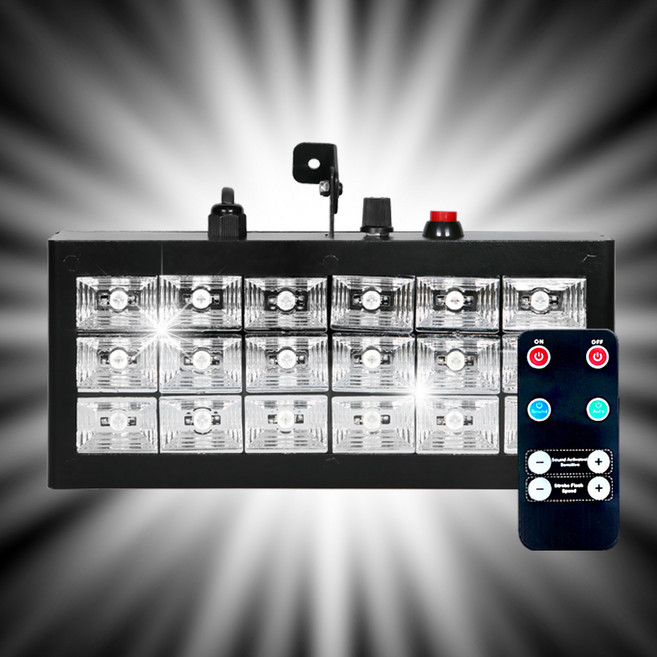 LED 싸이키 (화이트) 특수조명 무대조명 싸이키조명 클럽조명 파티 노래방조명 스피닝 락볼링장 강력한 섬광효과, 1개