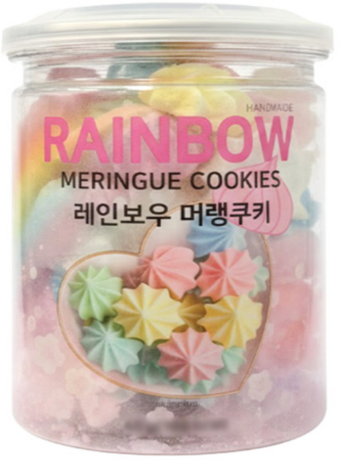 고운벗 레인보우머랭쿠키 40G, 24개
