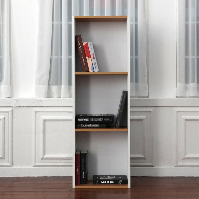 포메리트 루이스 책장 400, 메이플콤비, 3단