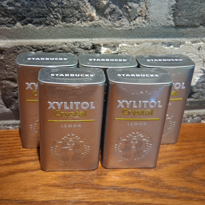 스타벅스 자일리톨 캔디 크리스탈 레몬향, 28g, 5개