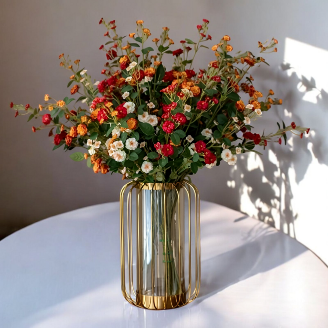 생화같은 조화 장미 믹스 꽃다발 6종 세트, 1개, 믹스컬러