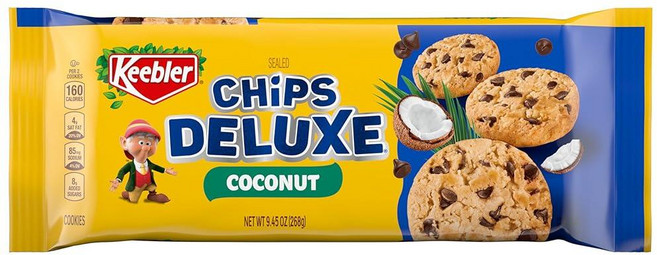 Keebler Chips 디럭스 코코넛 쿠키 267.9g(9.5온스), Keebler Chips 디럭스 코코넛 쿠키, 267., 1개