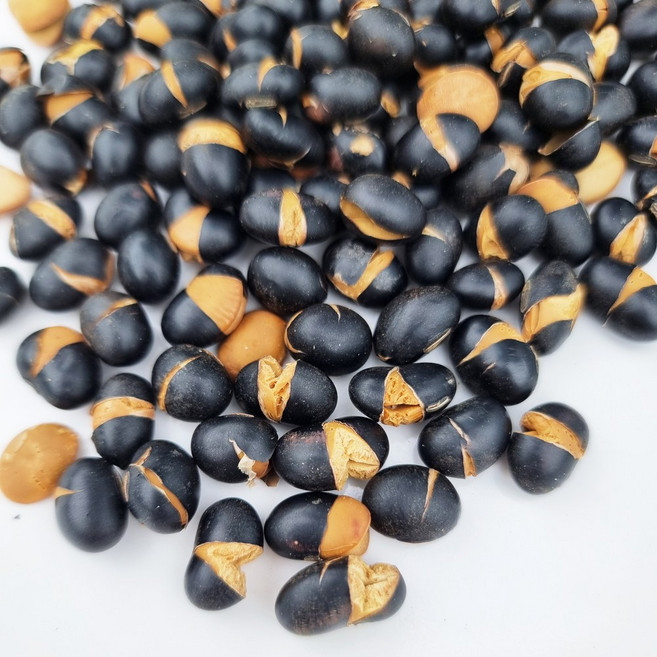 압력으로 볶은 서리태 270g 300g 국산 서리뻥콩 건강한 간식, 지퍼백)볶은 서리태콩(완뻥) 300g