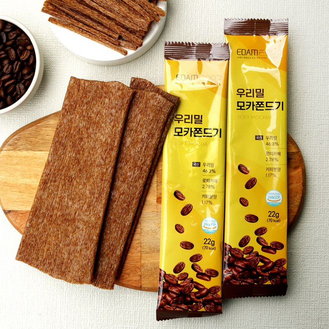 구워먹으면 맛있는 우리밀 모카쫀드기 660g(22gx30개입), 모카쫀드기 660g, 660g, 1개