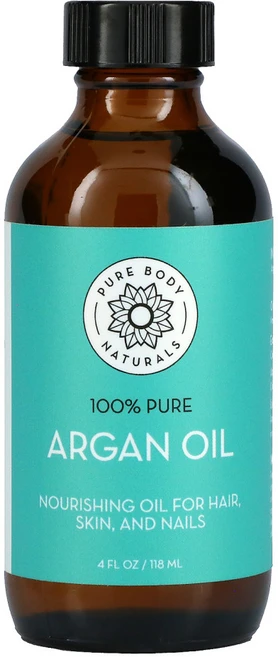 Pure Body Naturals 아르간 오일 4 fl oz (120 ml) 2팩, 1개, 118ml - 쿠팡