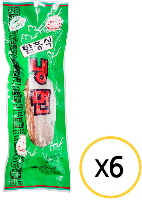 농민식품 함흥냉면 200g, 6개