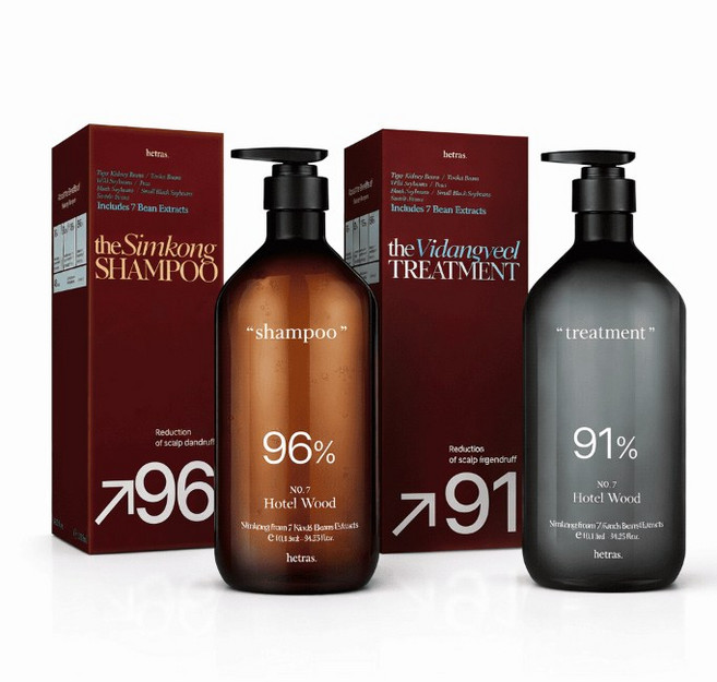 hetras. 飯店木質洗髮精與護髮乳 1013ml 植萃香氛, 1個, 飯店木質洗髮精