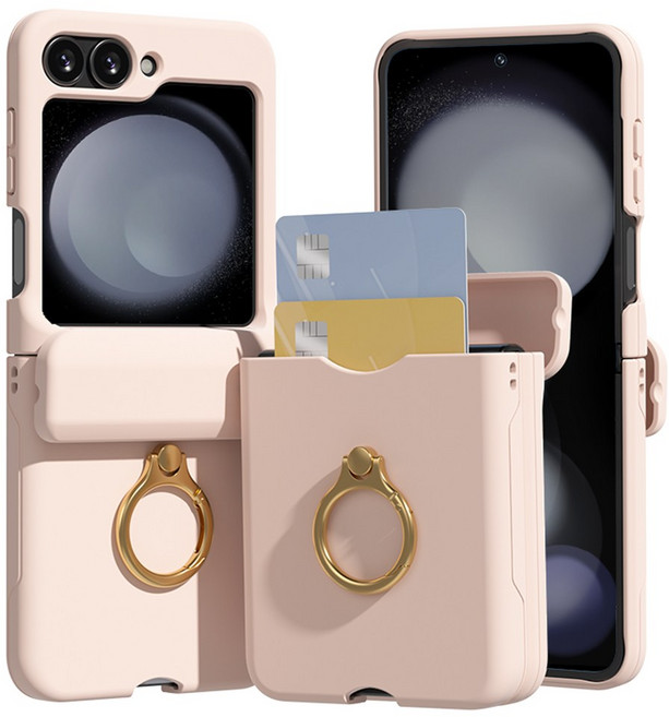 엑씨 가디언 카드수납 링 자동 폴딩 힌지보호 휴대폰 케이스