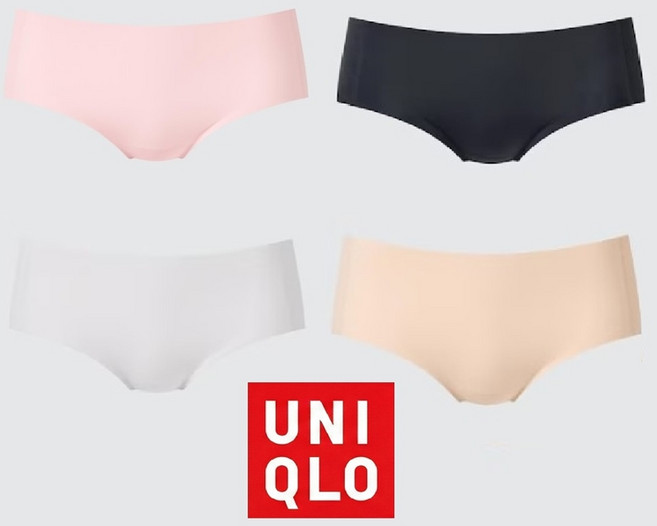 유니클로 울트라 심리스 여성 팬티 힙허거 [국내매장판]