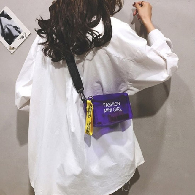 여름 투명 크로스백 스퀘어 미니백 젤리가방 패션가방