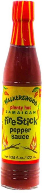 워커스우드 자메이카 파이어스틱 페퍼 핫소스 - 3.38온스 Walkerswood Jamaican Firestick Pepper Hot Sauce - 3.38 oz, 1개