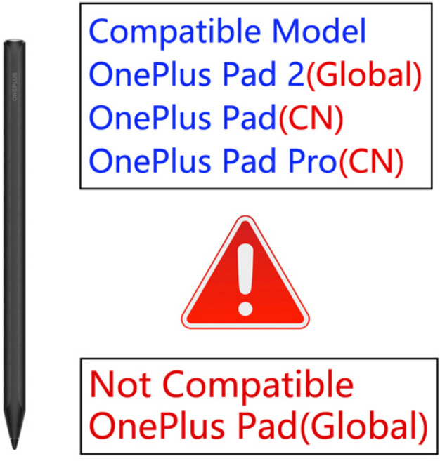 OnePlus Pencil OPN2405 기존 OnePlus Stylo Pad 2 패드 프로 스타일러스 자기 흡입 펜촉으로 무선 충전, [01] 옵션1, 1개