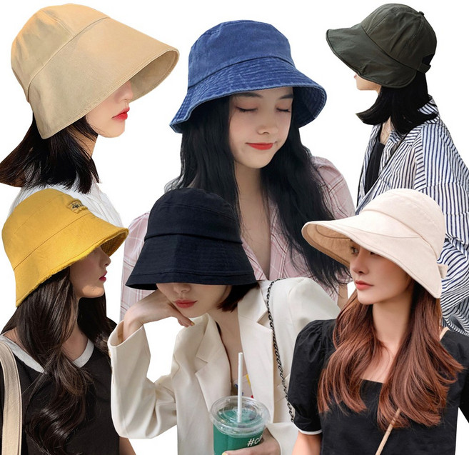 여성 벙거지 챙넓은모자 보넷 자외선차단 모자 17종