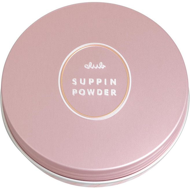 클럽 슷핀 파우더 C 클리어 촉촉한 타입 프레스드파우더, 파스텔 로즈향, 3개