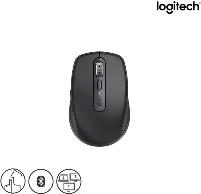로지텍코리아 정품 MX Anywhere 3S 무선 블루투스 마우스, 그래파이트