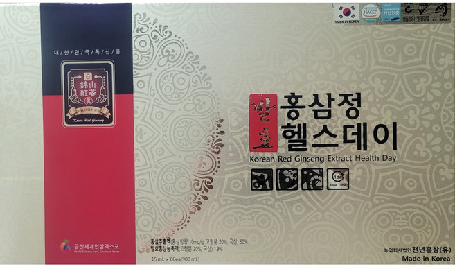 발효 홍삼정 헬스데이 15ml 60포, 60개