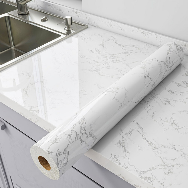 레디보드 대리석 시트지 60cm x 3m, 펄화이트