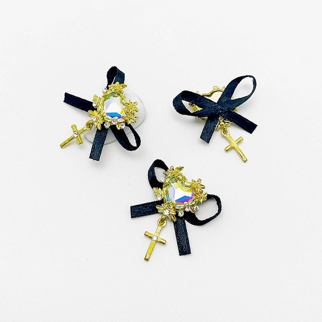 엘씨 럭셔리 젤네일파츠 네일아트재료 나비 골드 엔틱 파츠 스톤 큐빅, 1개, 엔틱네일아트, 파츠_11